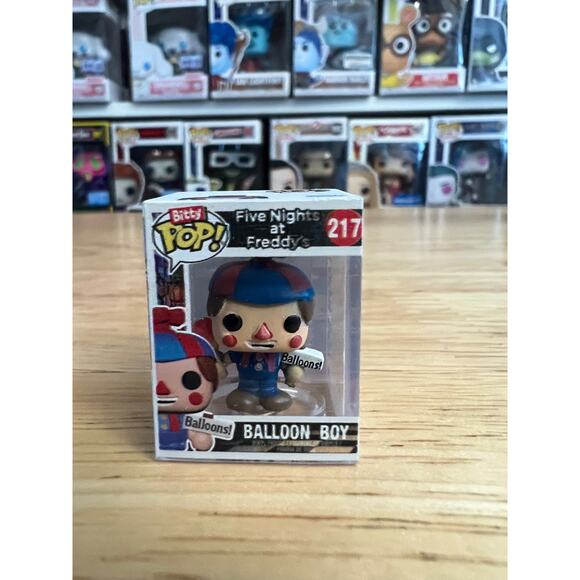 BITTY Balloon Boy Five Nights Freddy's Funko Pop #217 5NAF Horror 5 Games - Picture 1 of 6